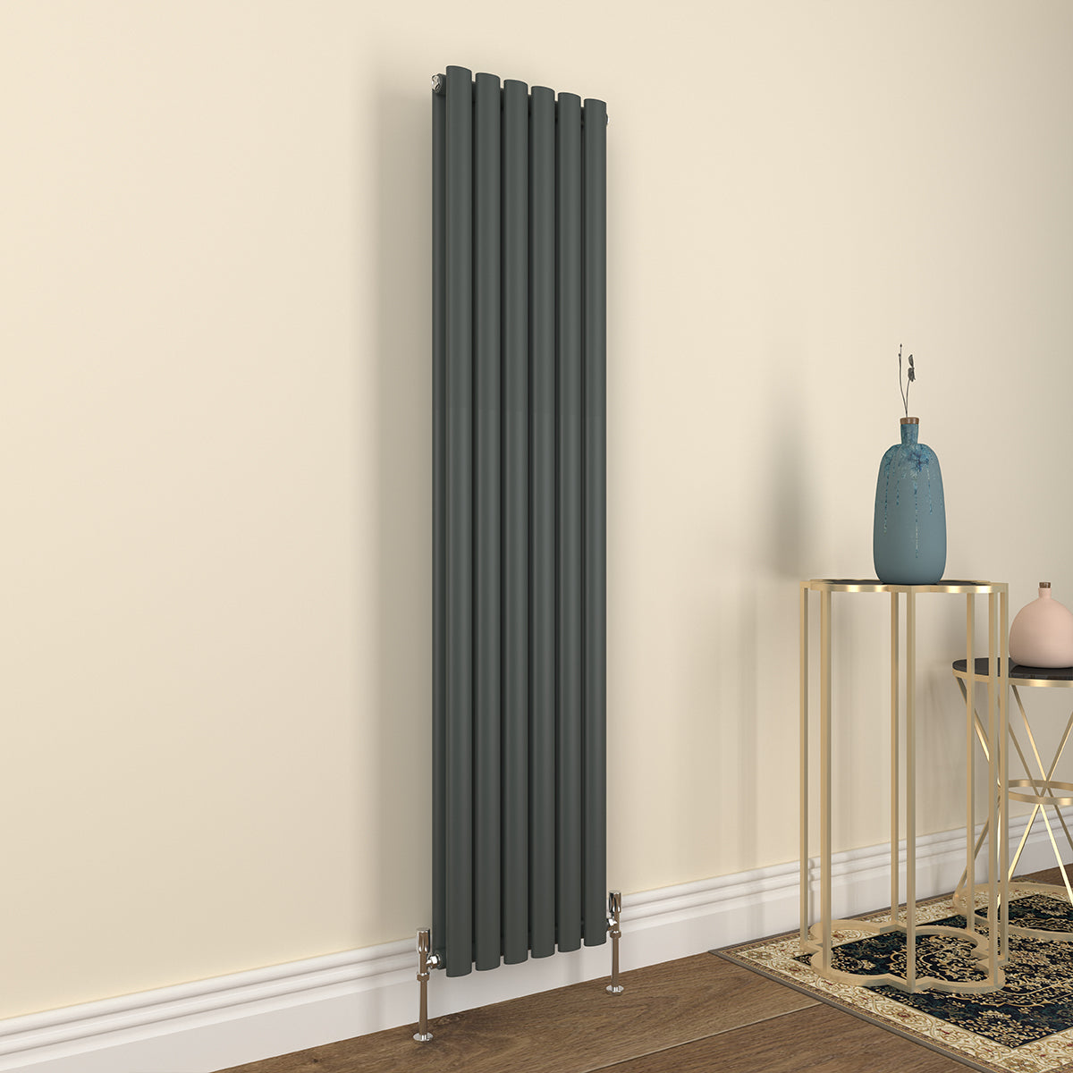 black thermostatic shower
